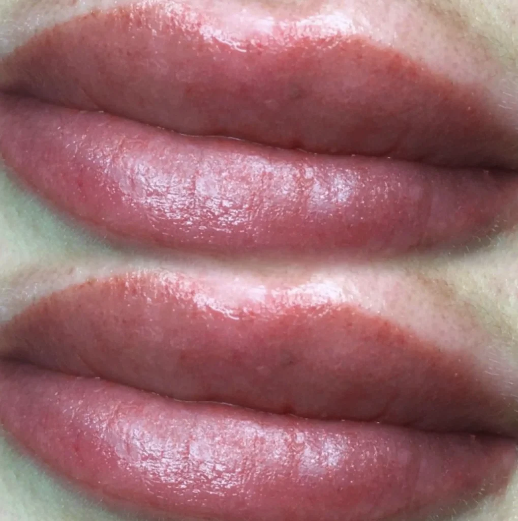 cosmetic lip liner tattoo