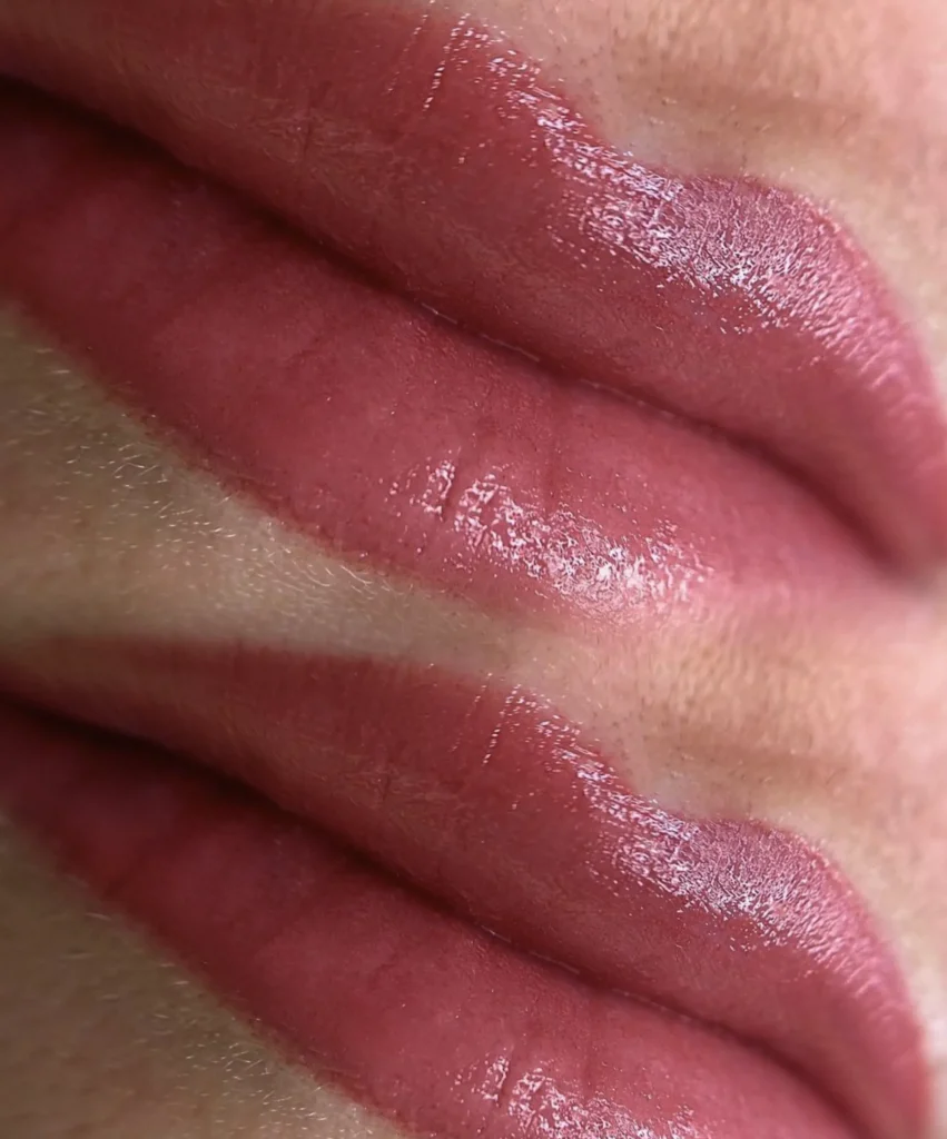 lip tattoo blush